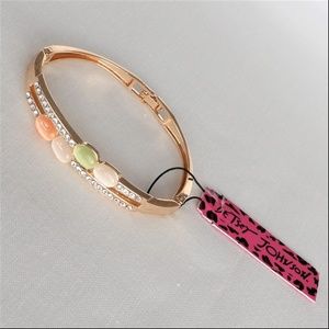 Betsey Johnson Rose-Gold Fashion Bangle